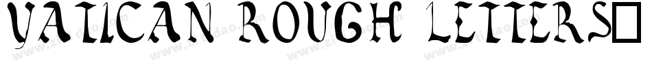 Vatican Rough Letters, 8th c.字体转换